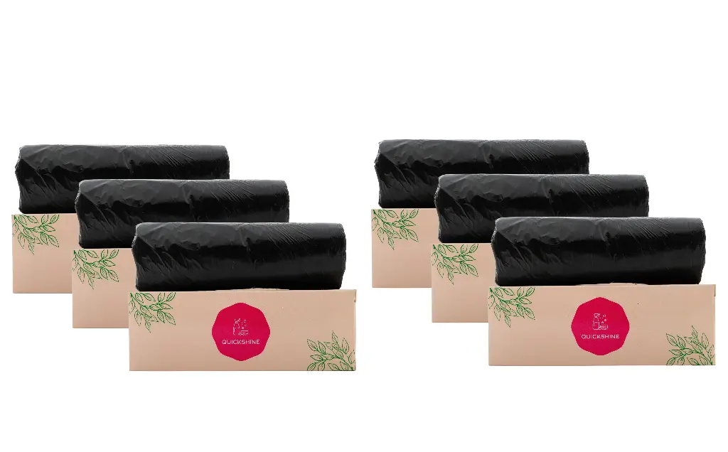 High-Quality Garbage Bags For Dustbin Pack Of 06 | Home Office | Daily Use Premium Quality Garbage Bags