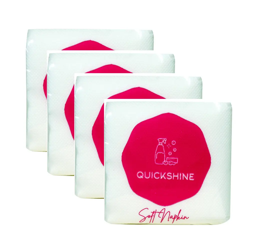 Premium Quality Soft Napkins Pack of 04 | Use in Home Kitchen Bedroom Office | Daily Use High Quality Tissue Paper